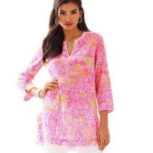 Lilly Pulitzer Pink Tunic Top